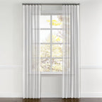 Convertible Drapery in Linen Sheer - Optic White