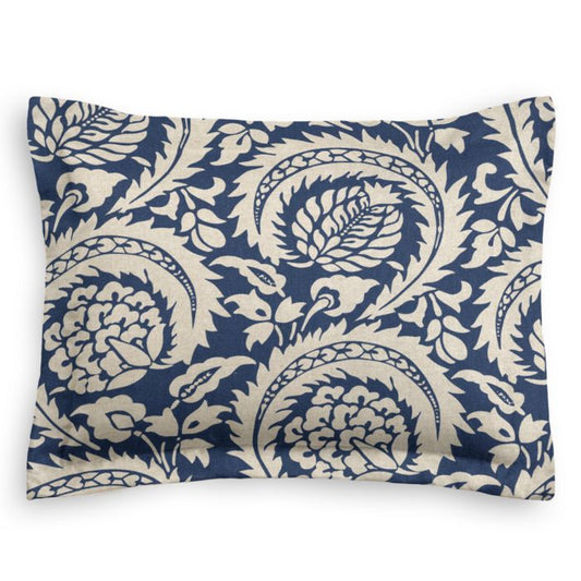 Pillow Sham in Lisbon - Indigo