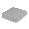 Box Floor Pillow in Little White Line - Black