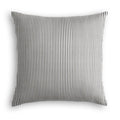 Euro Sham in Little White Line - Black