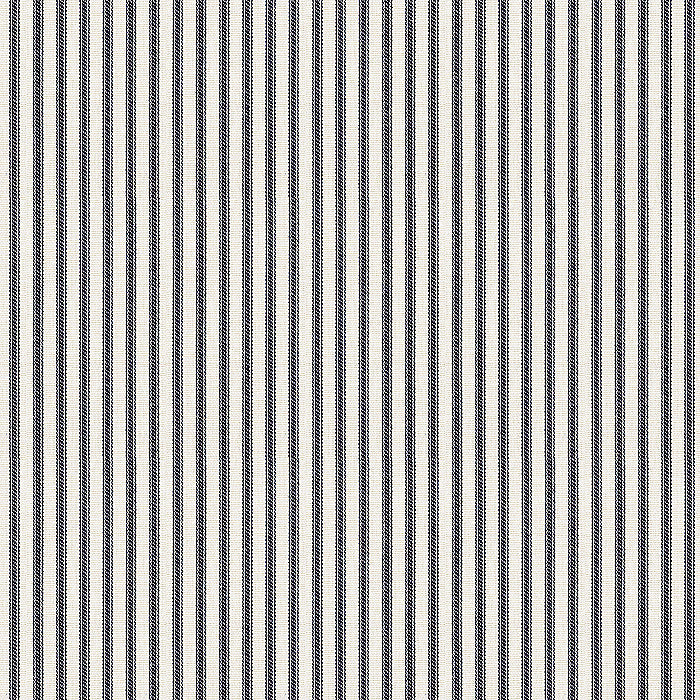 Classic Black & White Stripe Home Decor Fabric by the Yard Designer Cotton  Drapery or Upholstery Fabric Neutral…