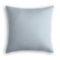Throw Pillow in Little White Line - Blueberry
