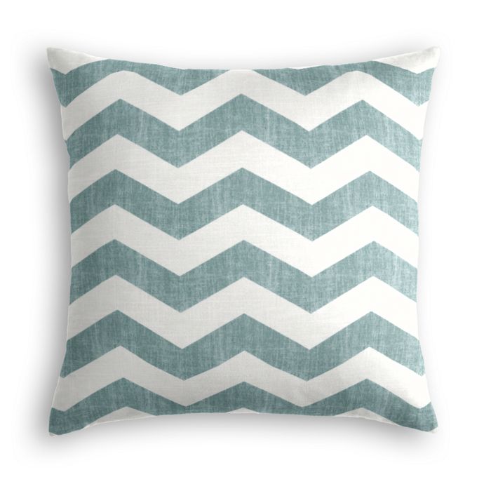 Throw Pillow in Live Wire - Aqua Tint