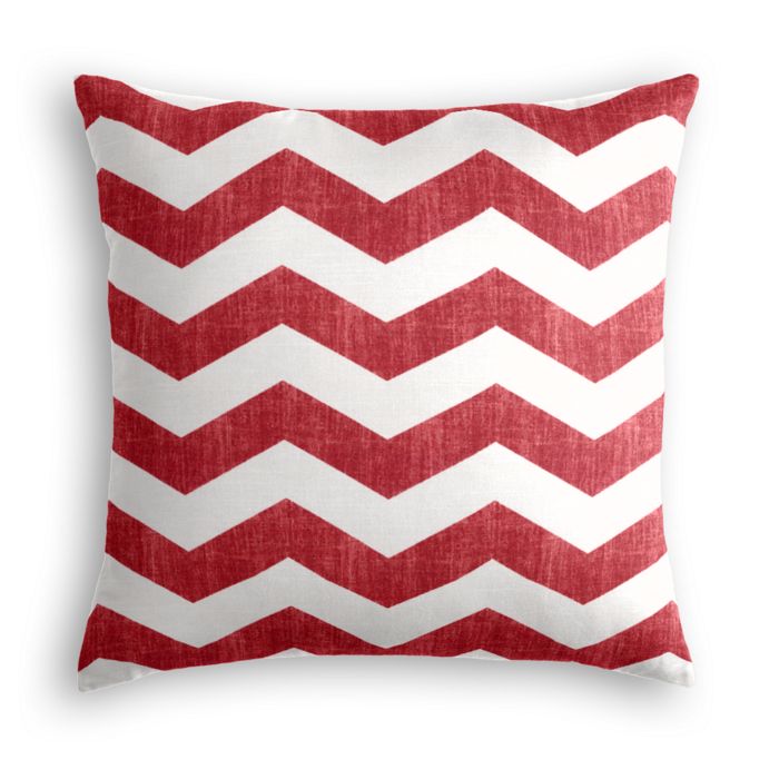 Throw Pillow in Live Wire - Crimson
