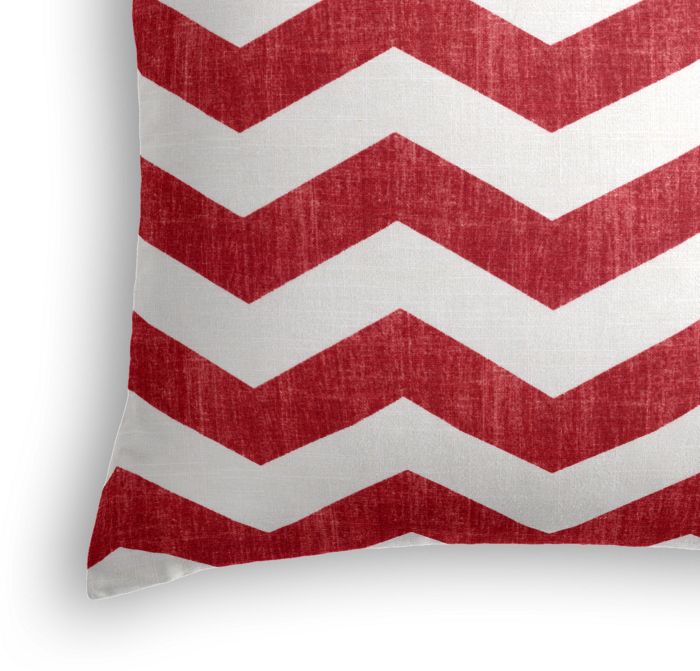 Throw Pillow in Live Wire - Crimson