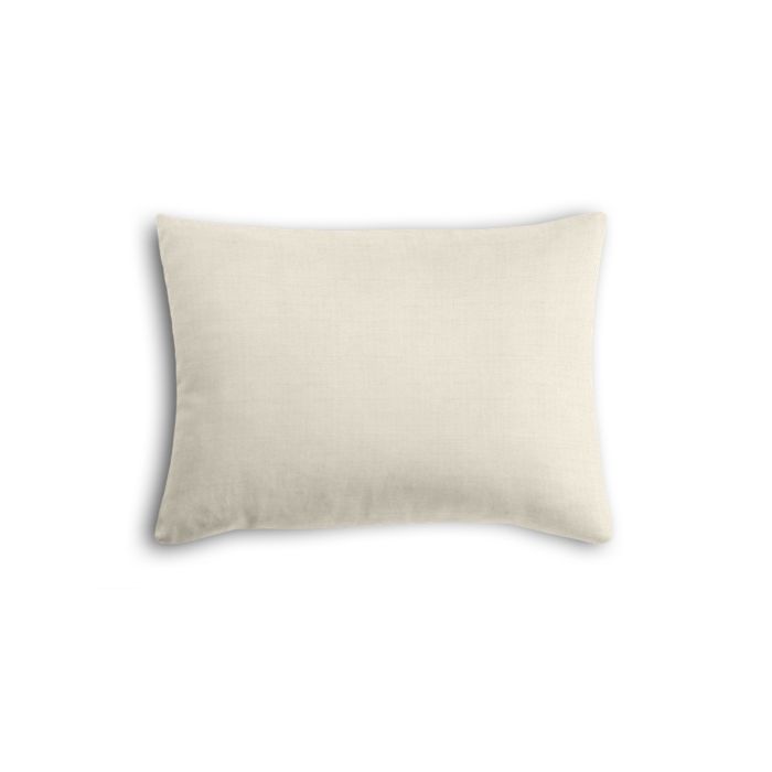 Boudoir Pillow in Lush Linen - Antique White