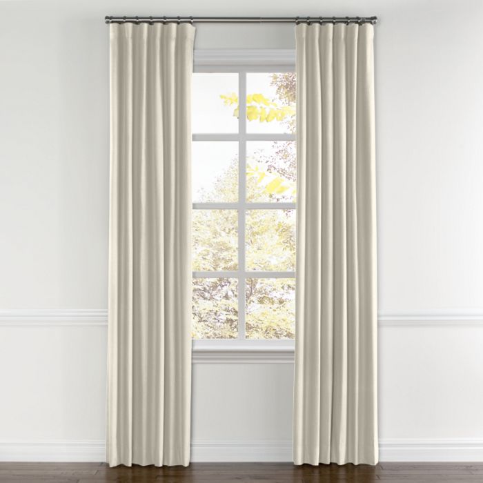 Convertible Drapery in Lush Linen - Antique White