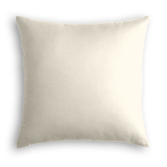 Euro Sham in Lush Linen - Antique White