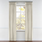 Pinch Pleat Drapery in Lush Linen - Antique White