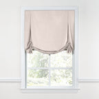 Tulip Roman Shade in Lush Linen - Cameo