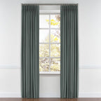 Pinch Pleat Drapery in Lush Linen - Charcoal