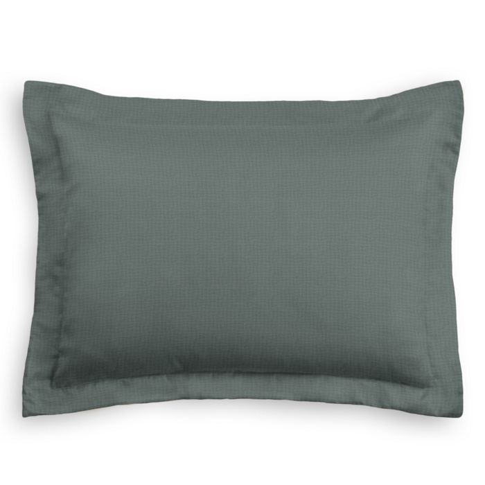 Pillow Sham in Lush Linen - Charcoal
