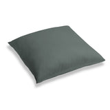 Simple Floor Pillow in Lush Linen - Charcoal
