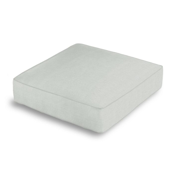 Box Floor Pillow in Lush Linen - Fog