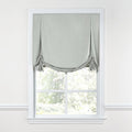 Tulip Roman Shade in Lush Linen - Fog