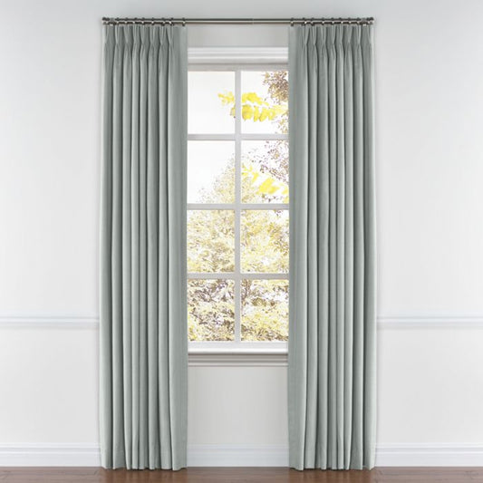 Pinch Pleat Drapery in Lush Linen - Graphite