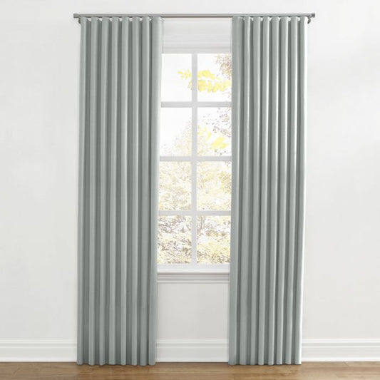 Ripplefold Drapery in Lush Linen - Graphite