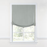 Relaxed Roman Shade in Lush Linen - Graphite