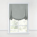 Tulip Roman Shade in Lush Linen - Graphite