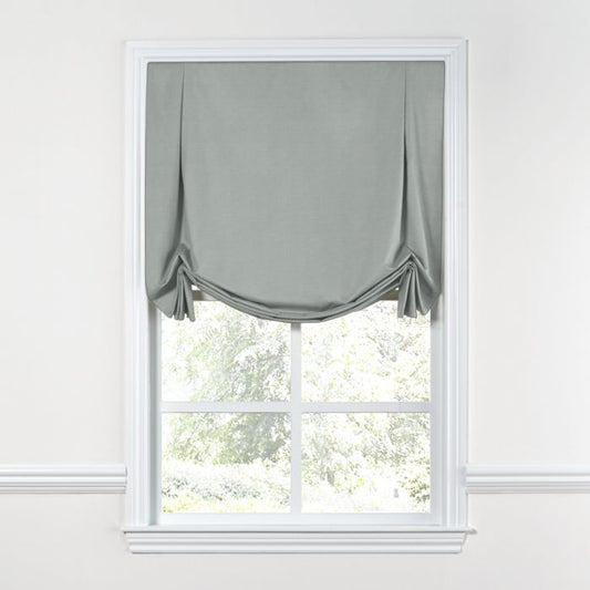 Tulip Roman Shade in Lush Linen - Graphite