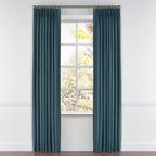 Pinch Pleat Drapery in Lush Linen - Midnight