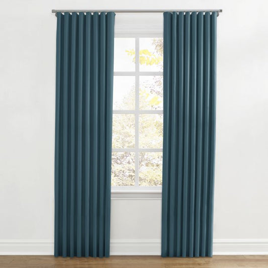 Ripplefold Drapery in Lush Linen - Midnight