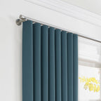 Ripplefold Drapery in Lush Linen - Midnight