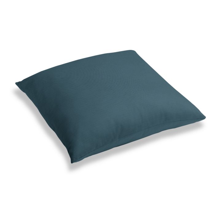 Simple Floor Pillow in Lush Linen - Midnight