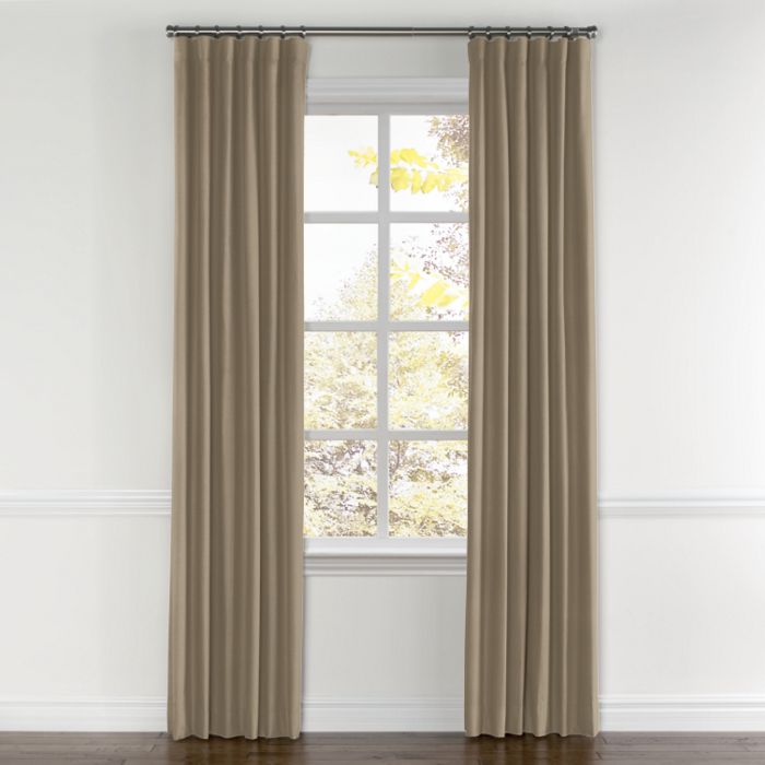 Convertible Drapery in Lush Linen - Mink