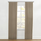 Ripplefold Drapery in Lush Linen - Mink