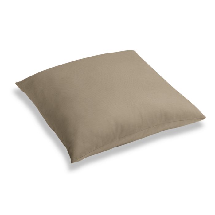 Simple Floor Pillow in Lush Linen - Mink