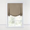 Tulip Roman Shade in Lush Linen - Mink