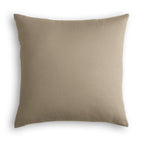 Throw Pillow in Lush Linen - Mink