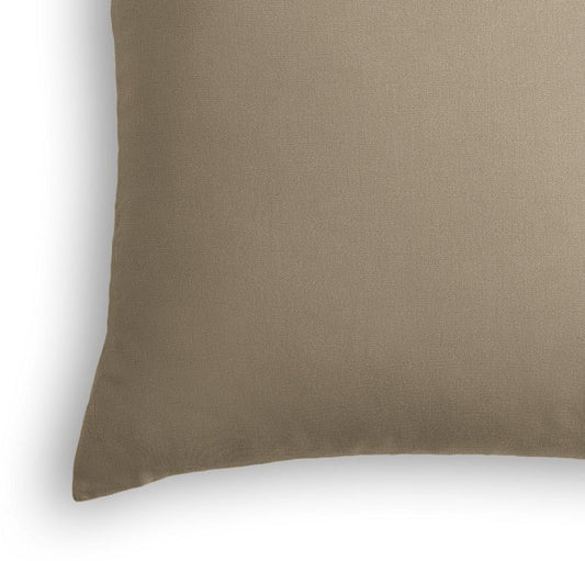 Throw Pillow in Lush Linen - Mink