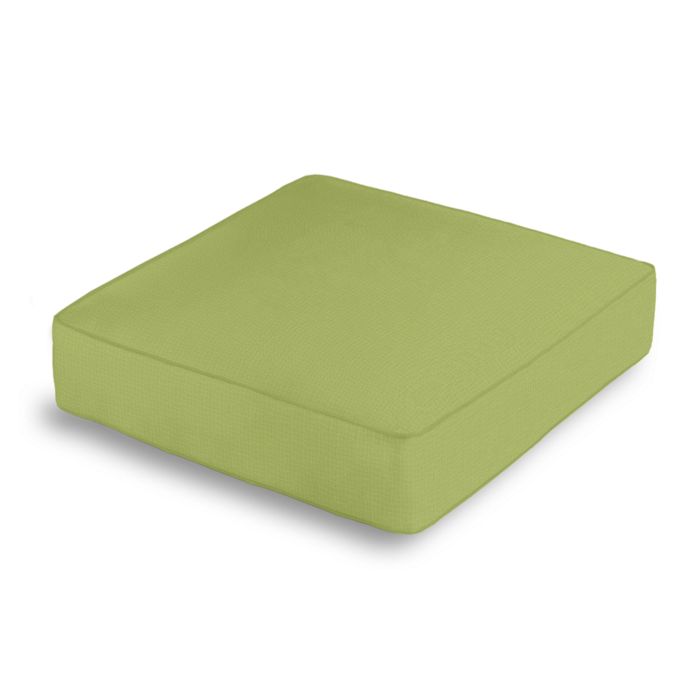 Box Floor Pillow in Lush Linen - Moss