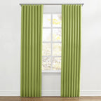 Ripplefold Drapery in Lush Linen - Moss