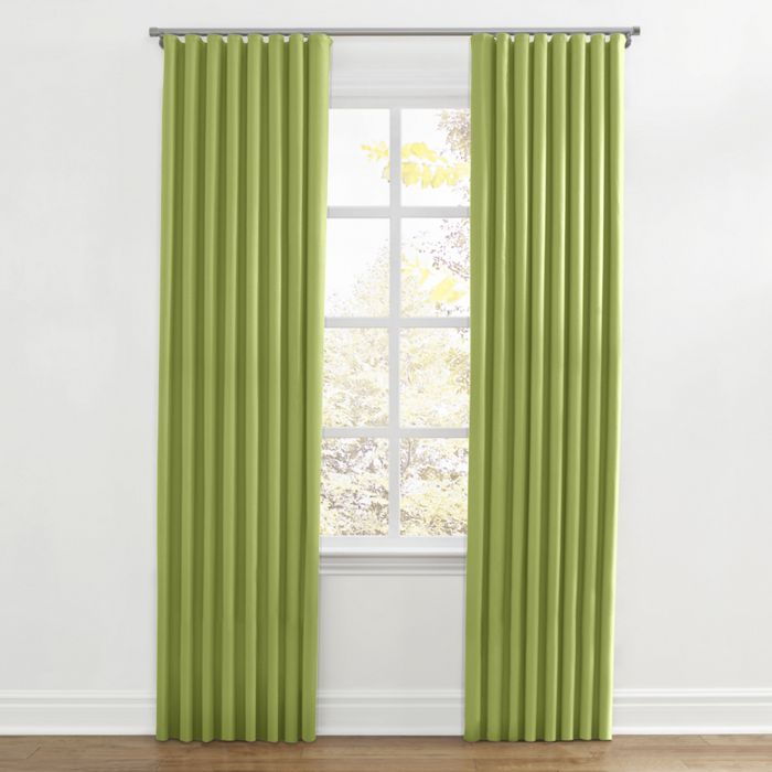 Ripplefold Drapery in Lush Linen - Moss