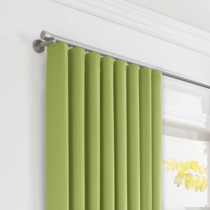 Ripplefold Drapery in Lush Linen - Moss