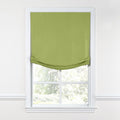 Relaxed Roman Shade in Lush Linen - Moss