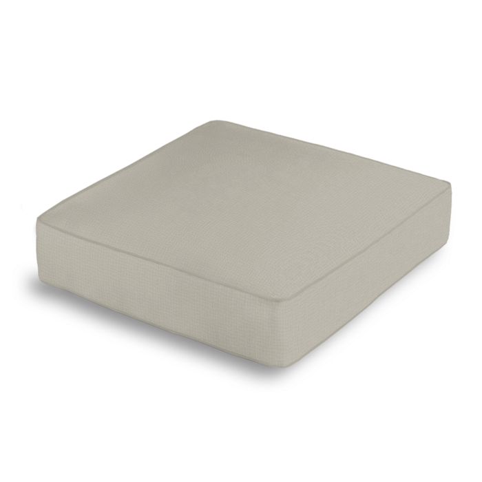 Box Floor Pillow in Lush Linen - Natural