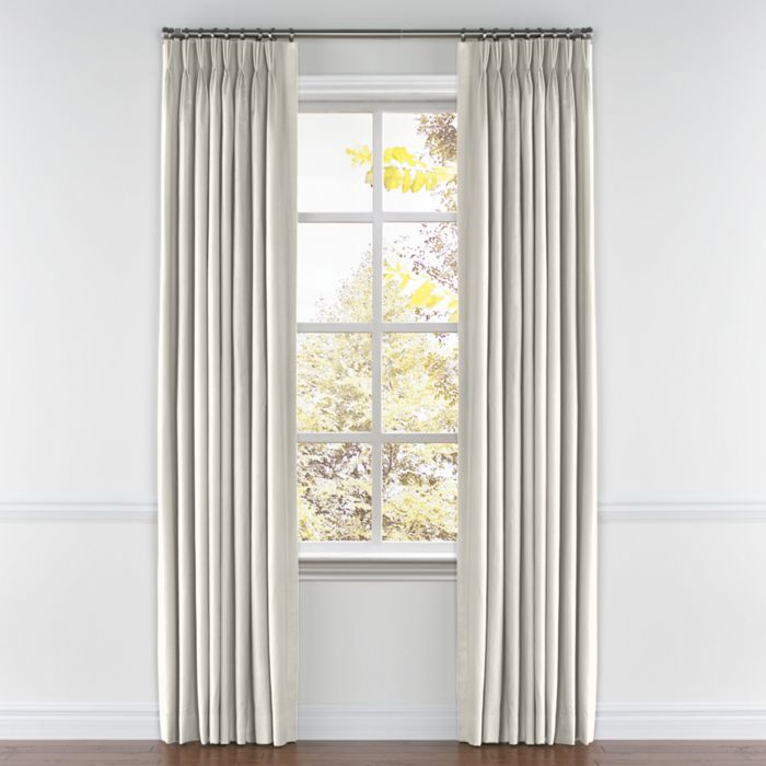 Pinch Pleat Drapery in Lush Linen - Oatmeal