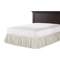 Ruffle Bedskirt in Lush Linen Oatmeal