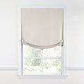 Relaxed Roman Shade in Lush Linen - Oatmeal