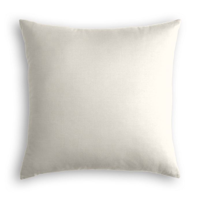 Throw Pillow in Lush Linen - Oatmeal