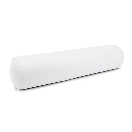 Bolster Pillow in Lush Linen - Optic White