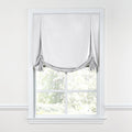 Tulip Roman Shade in Lush Linen - Optic White