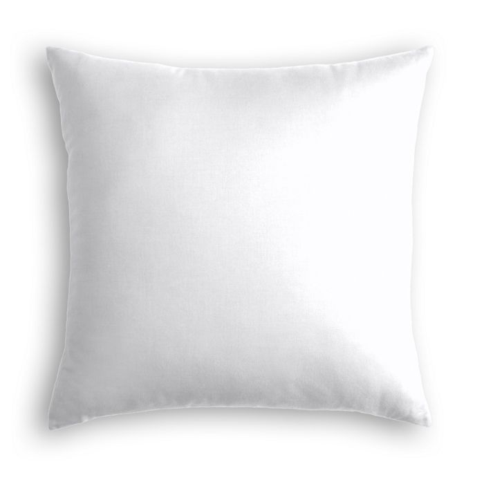 Throw Pillow in Lush Linen - Optic White