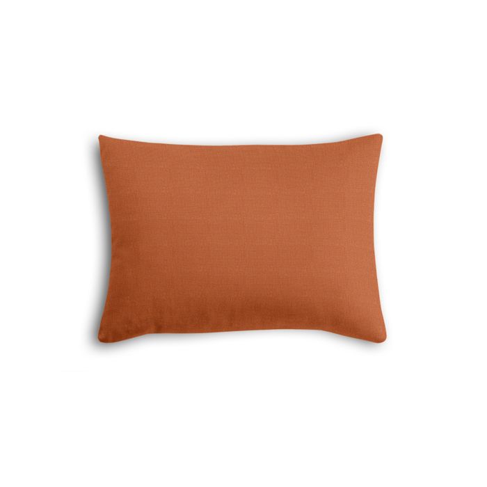 Boudoir Pillow in Lush Linen - Rust