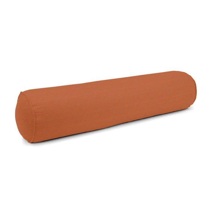Bolster Pillow in Lush Linen - Rust