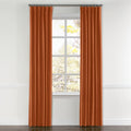 Convertible Drapery in Lush Linen - Rust